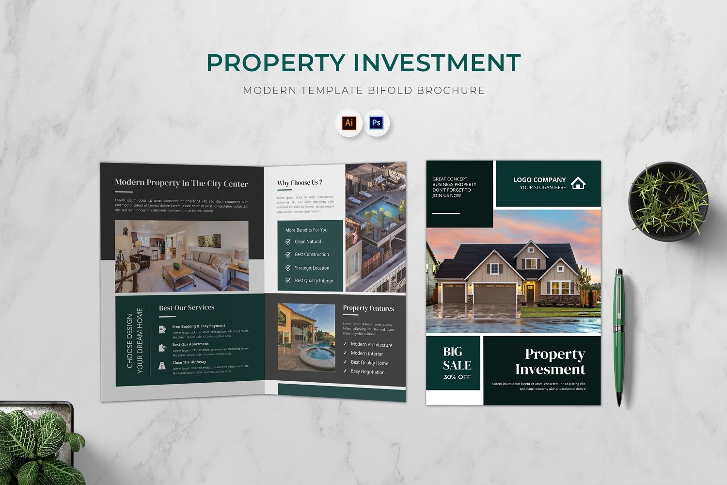 Property Investment Bifold Brochure