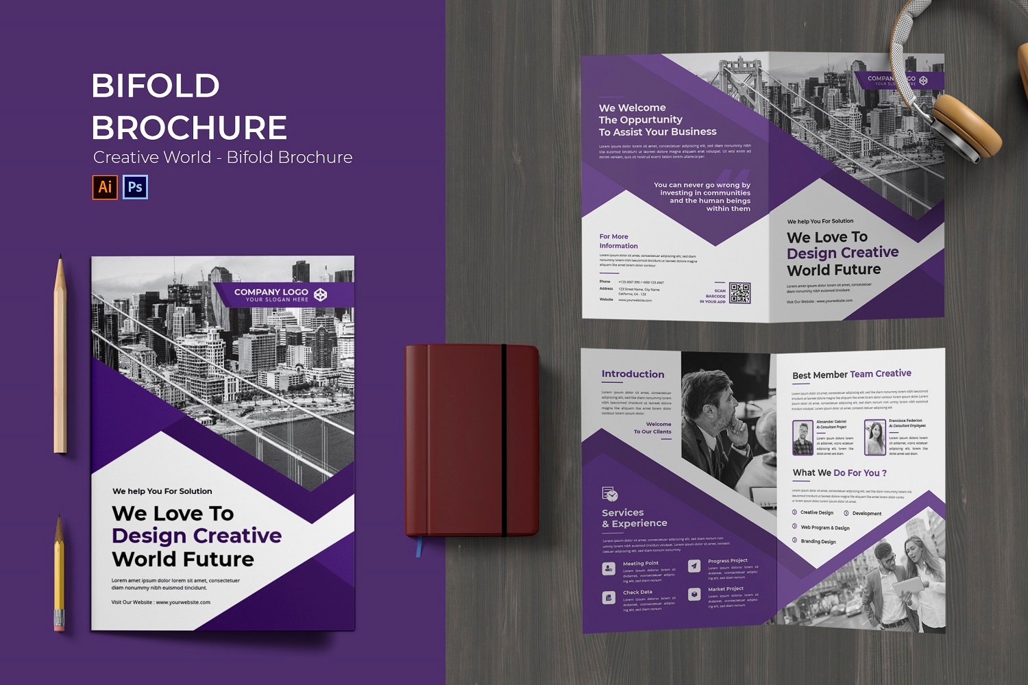 Creative World Bifold Brochure