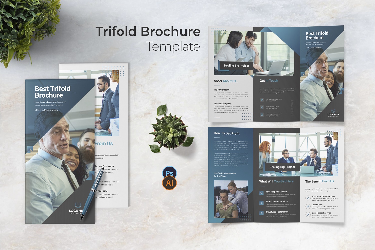 Biggest Project Trifold Brochure