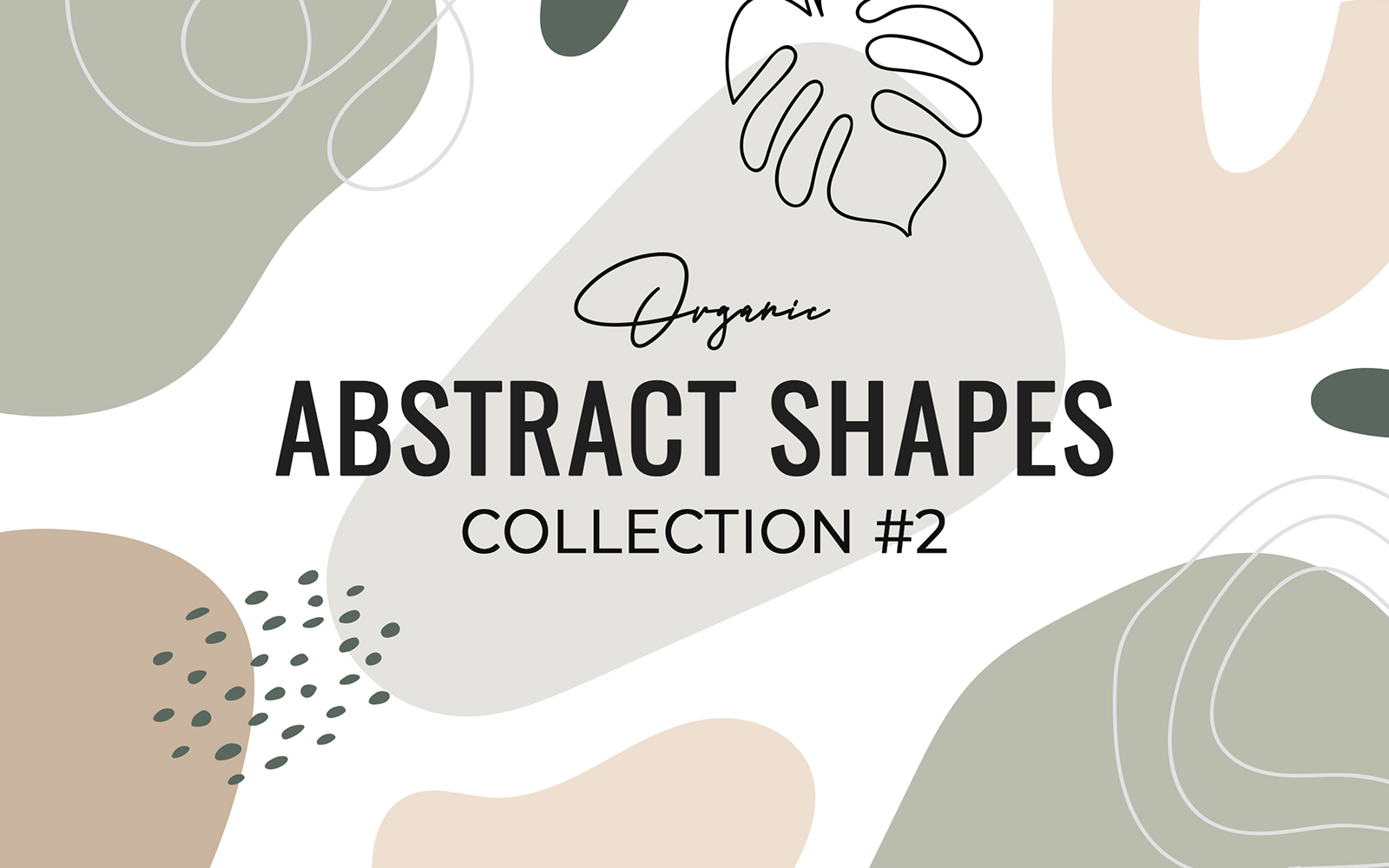 Organic Abstract Shapes - Graphic Elements Illustration