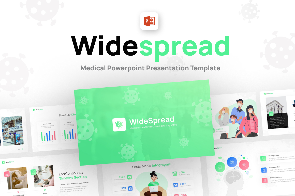 Widespread Health Creative PowerPoint Template