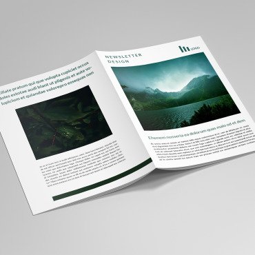 Corporate Newsletter Magazine 180567