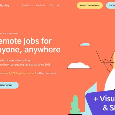Staffing Agency Moto CMS 3 Templates 180585