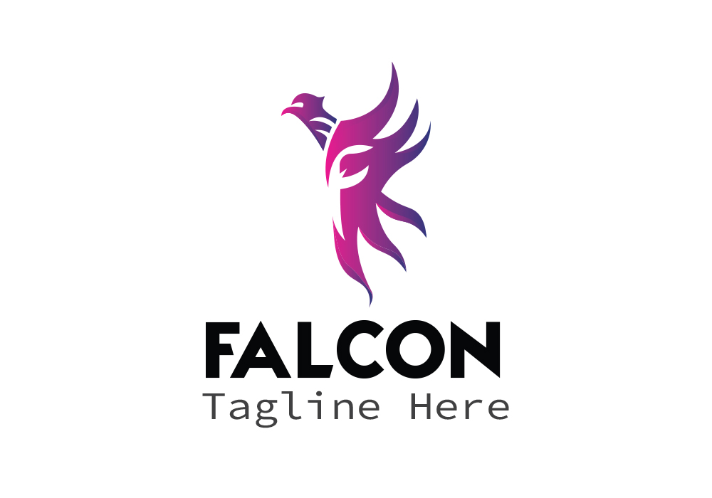 Sharp Falcon Logo Template