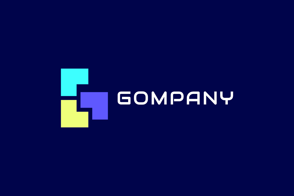 Letter LG - Colourful Tech Logo template
