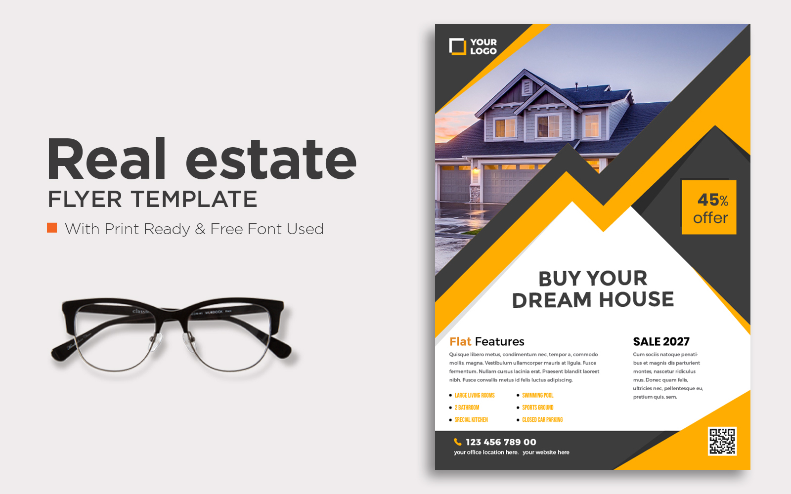 New Home Flyer Template Design