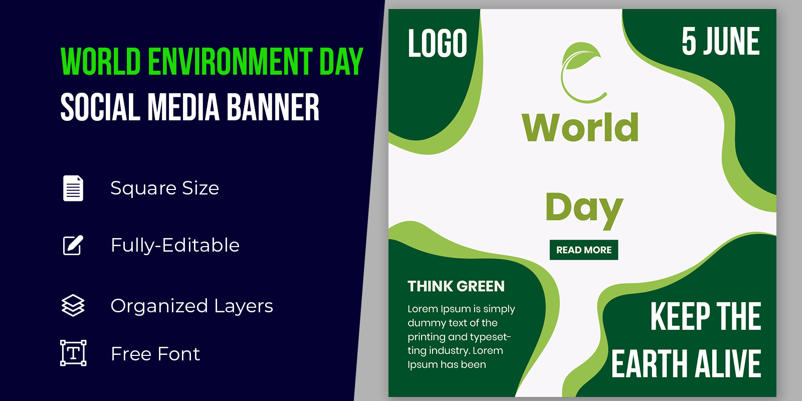 World Environment Day Social Media Banner