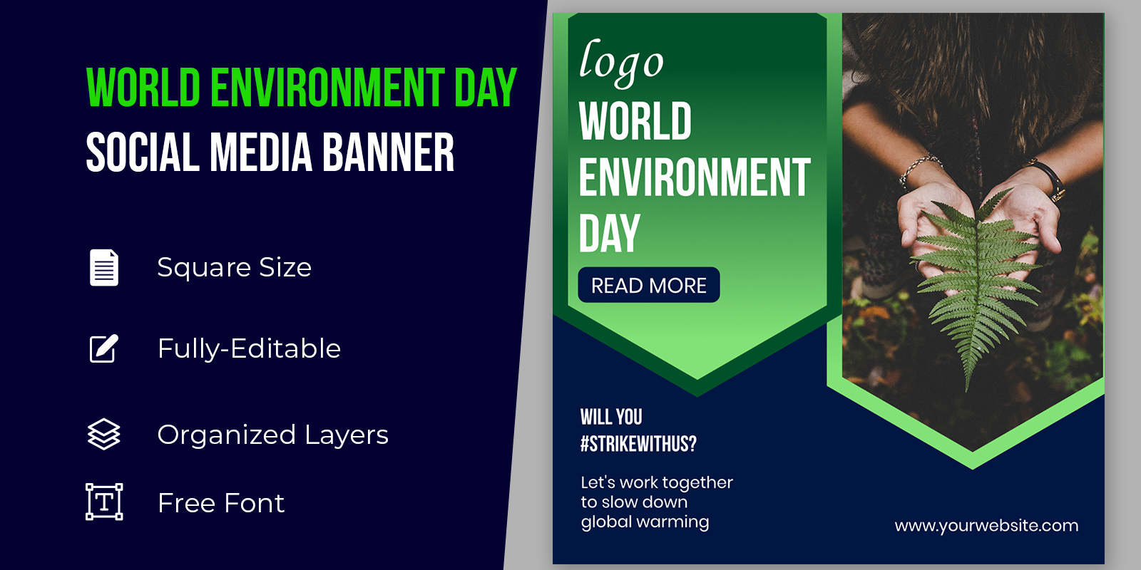 Ecosystem World Environment Day Social Media Banner
