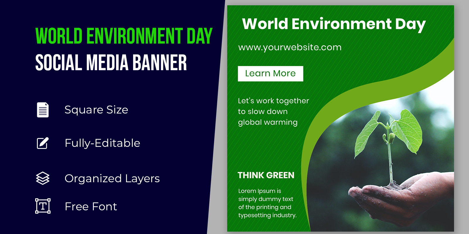 Eco World Environment Day Social Media Banner