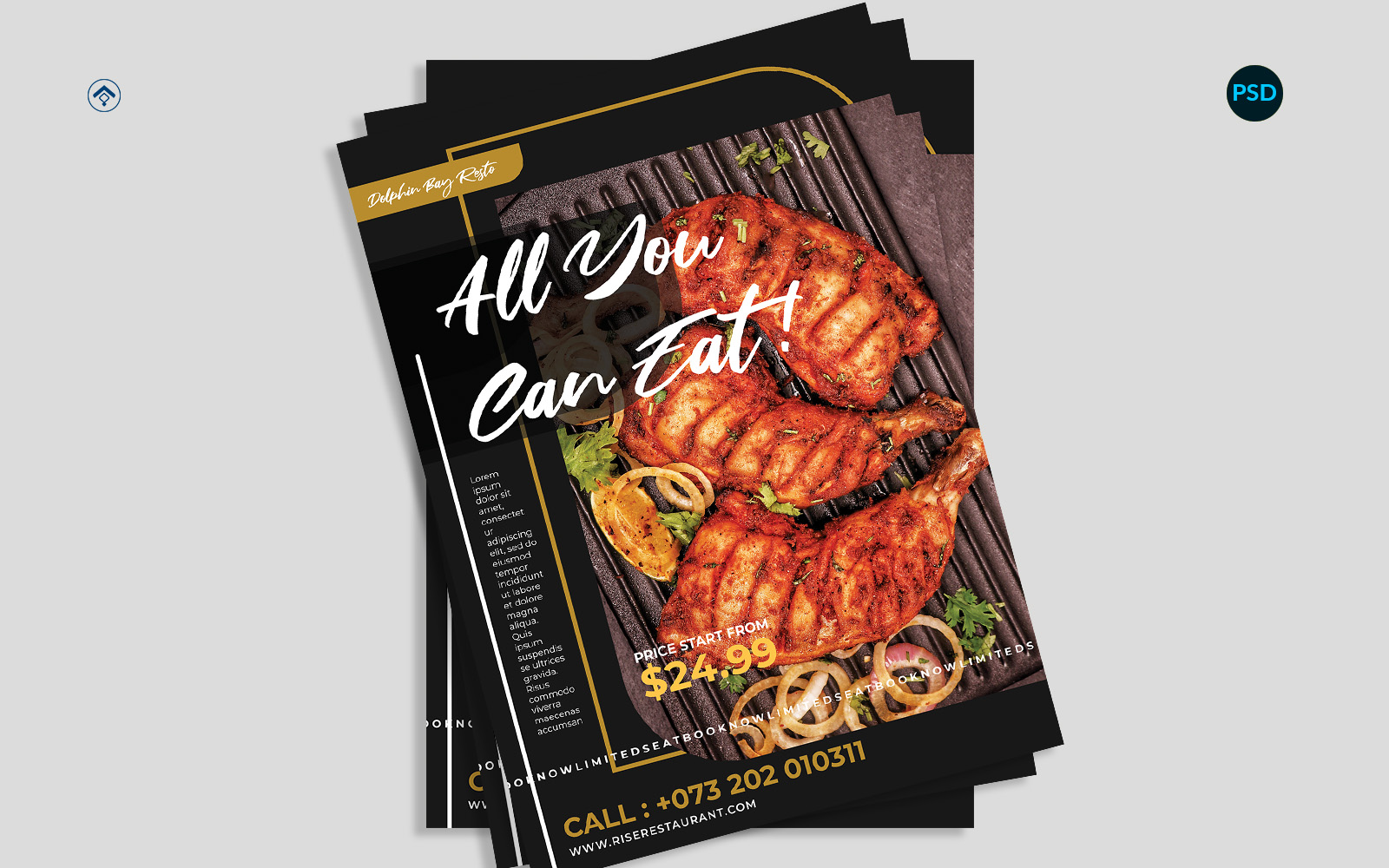Food Resto Promotion Flyer V4
