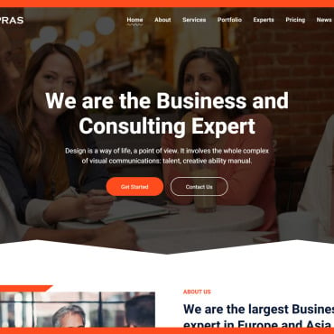 Bussiness Consulting Landing Page Templates 180741