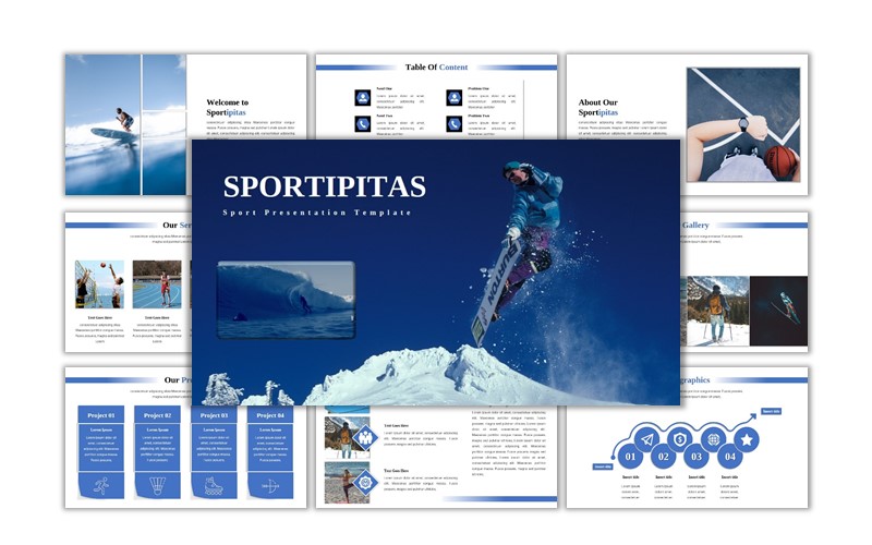 Sportipitas - Creative Sport Powerpoint Template