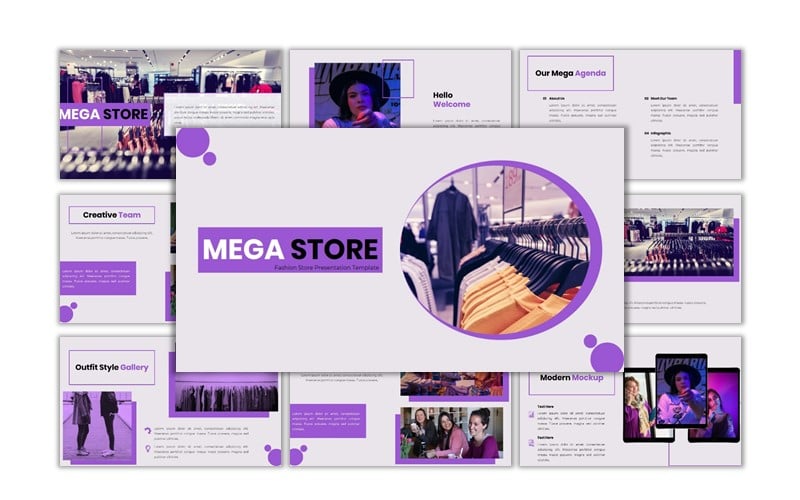 Mega Store - Creative Business Powerpoint Template