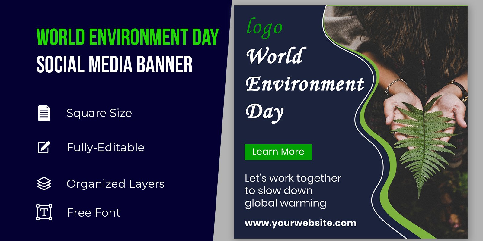 Happy World Environment Day Social Media Poster