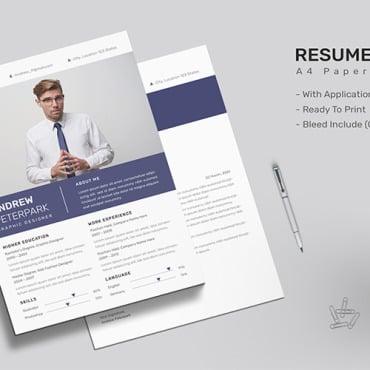 Business Work Resume Templates 180912