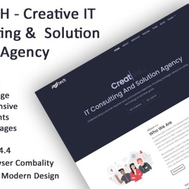 Templatebootstrapmobile Responsivecreativetechnologyit Website Templates 180958