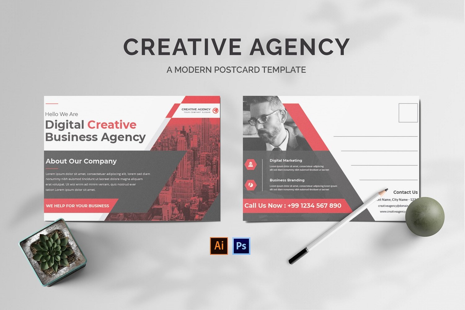 Creative Agency Post Card