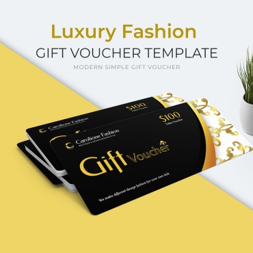 Voucher Gift Corporate Identity 180995