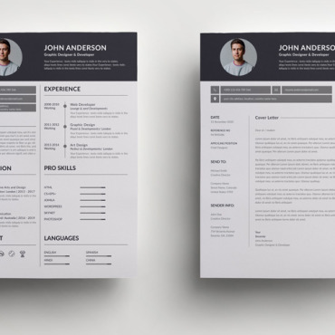 A4 Clean Resume Templates 181096
