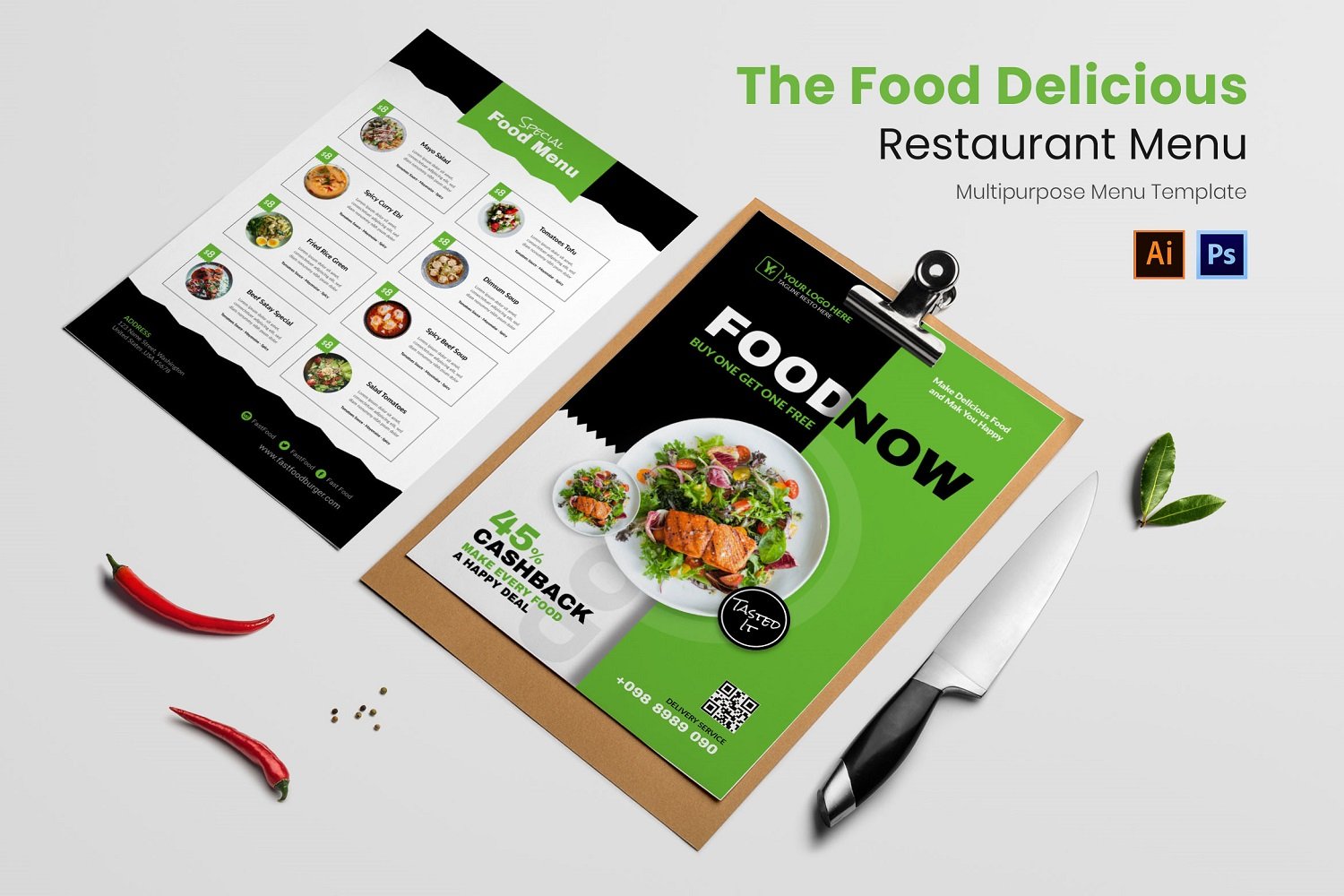 Food Delicious Restaurant Menu