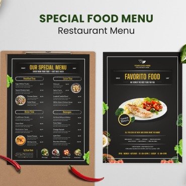 Menu Food Corporate Identity 181218