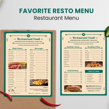 Menu Favorite Corporate Identity 181220