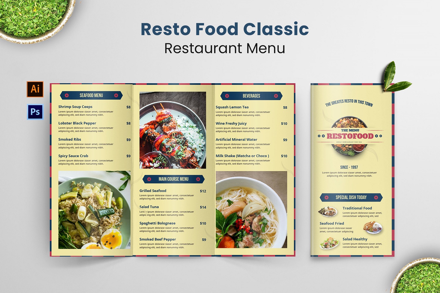 Restofood Classic Food Menu