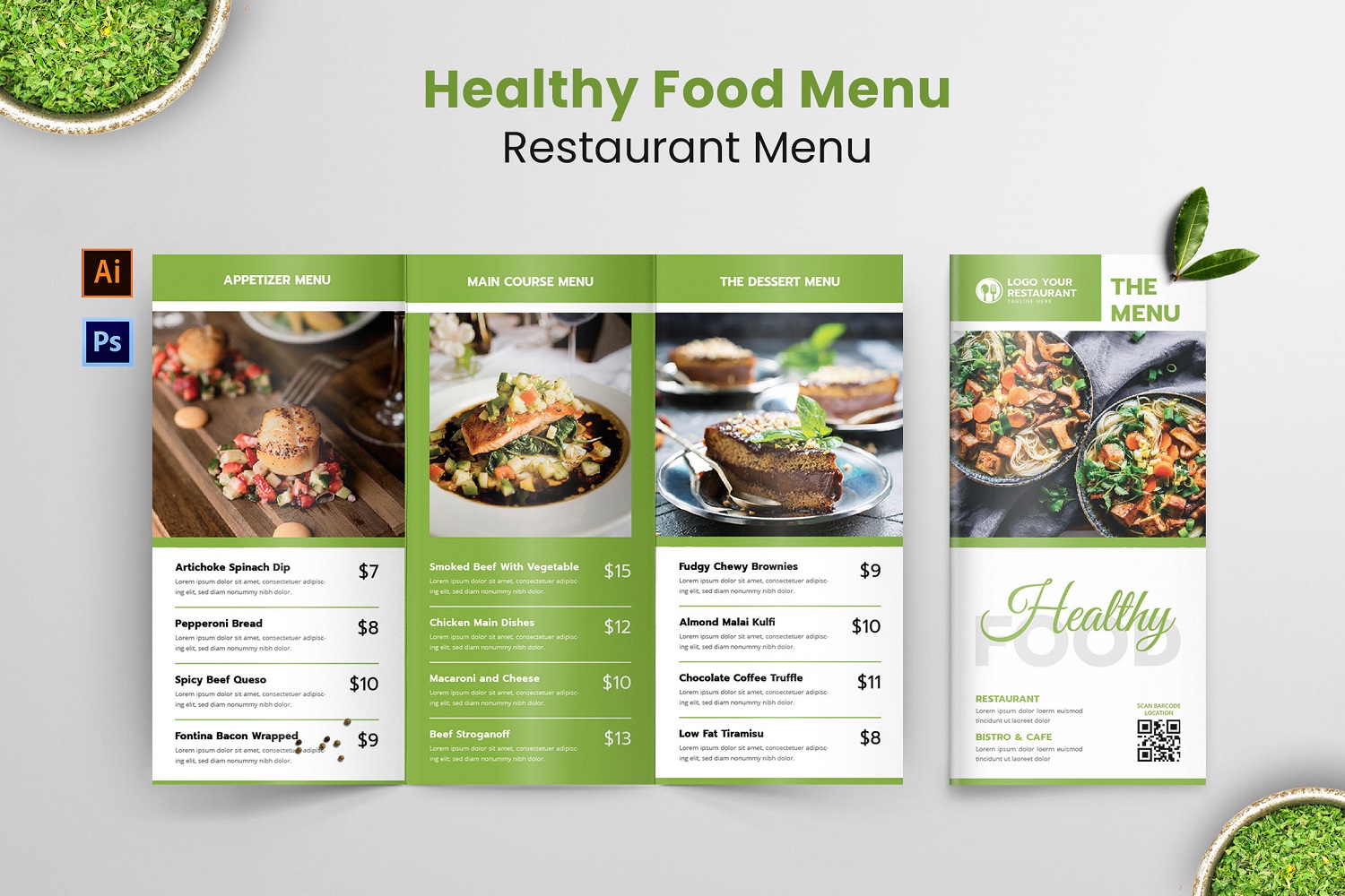 Healthy Restaurant Food Menu