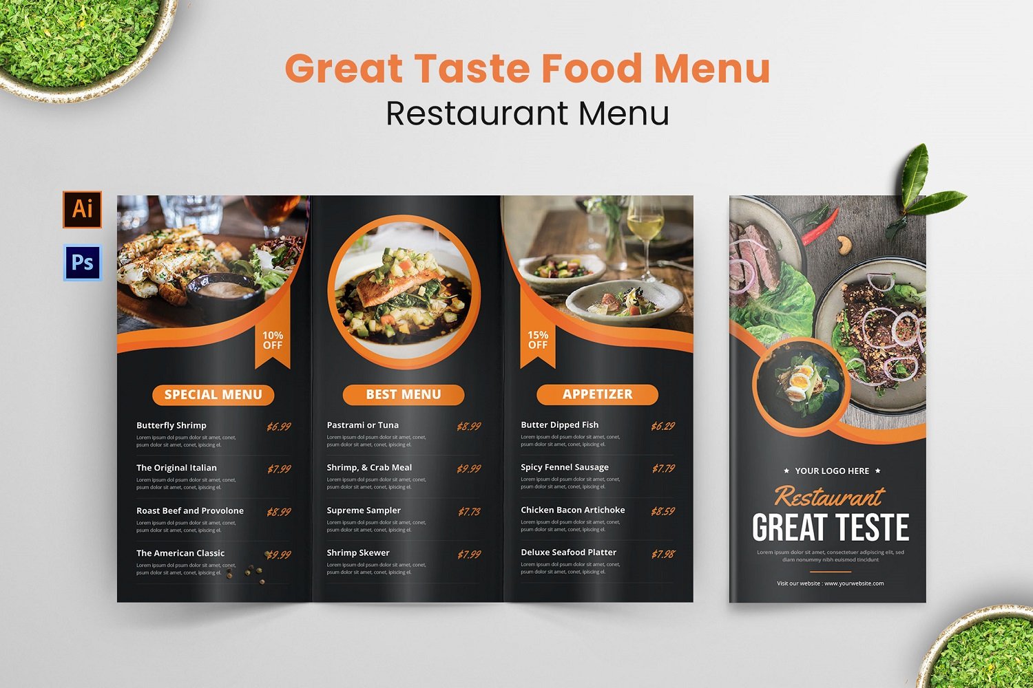 Great Taste Food Restaurant Menu