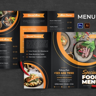 Menu Business Corporate Identity 181234