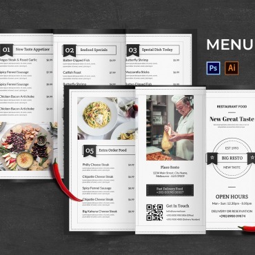 Menu Business Corporate Identity 181235