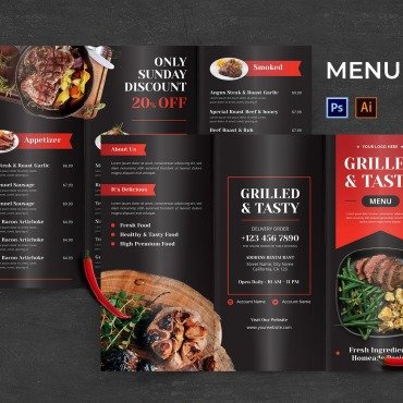 Menu Business Corporate Identity 181236