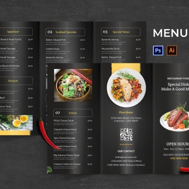 Menu Business Corporate Identity 181237