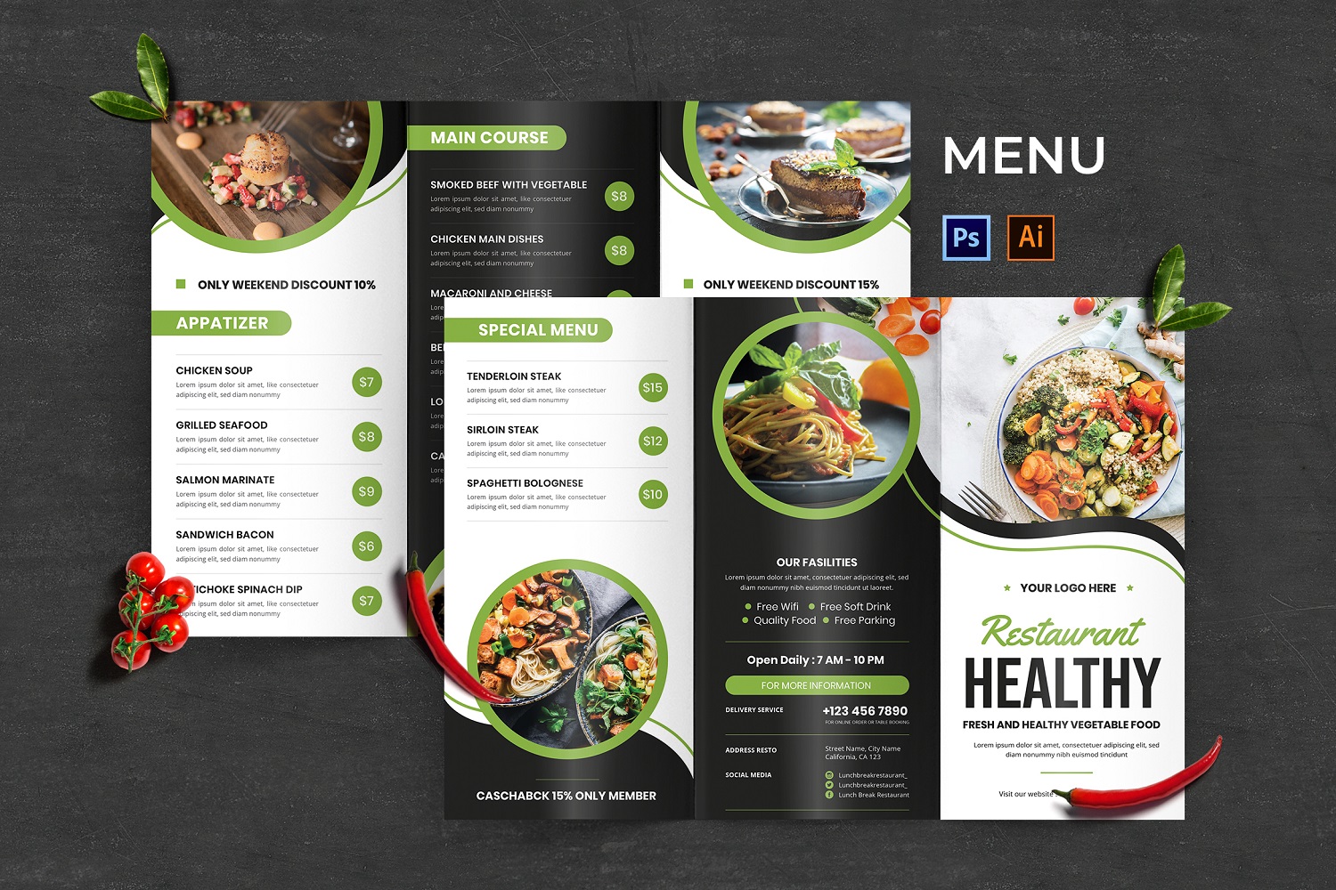 Healthy Foodiest Food Menu