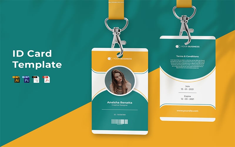 Aneisha Renatta - ID Card Template