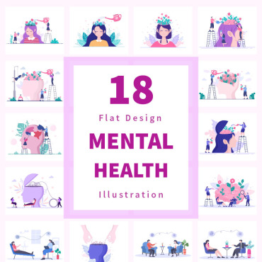 Depression Health Illustrations Templates 181288