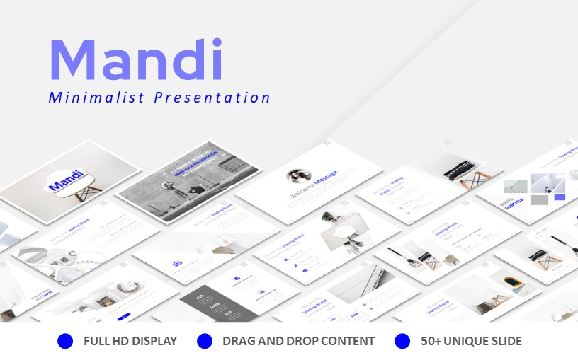 Mandi Minimalist Presentation PowerPoint Template