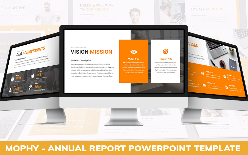 Mophy - Annual Report Powerpoint Template