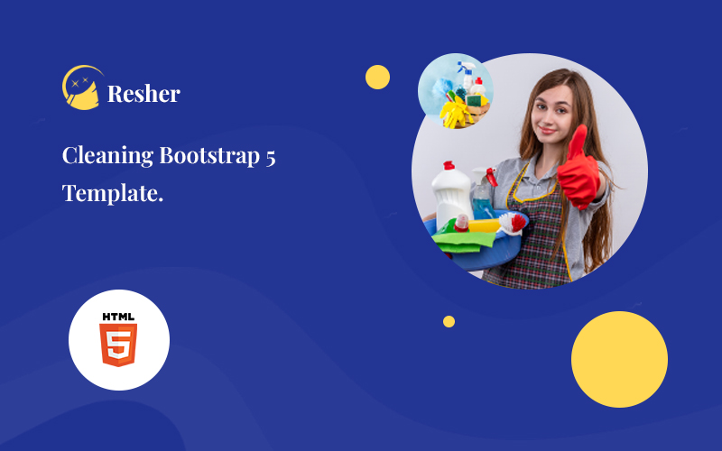 Resher - Cleaning Service Bootstrap 5 Website Template