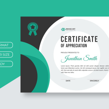 Theme Graphic Certificate Templates 181678
