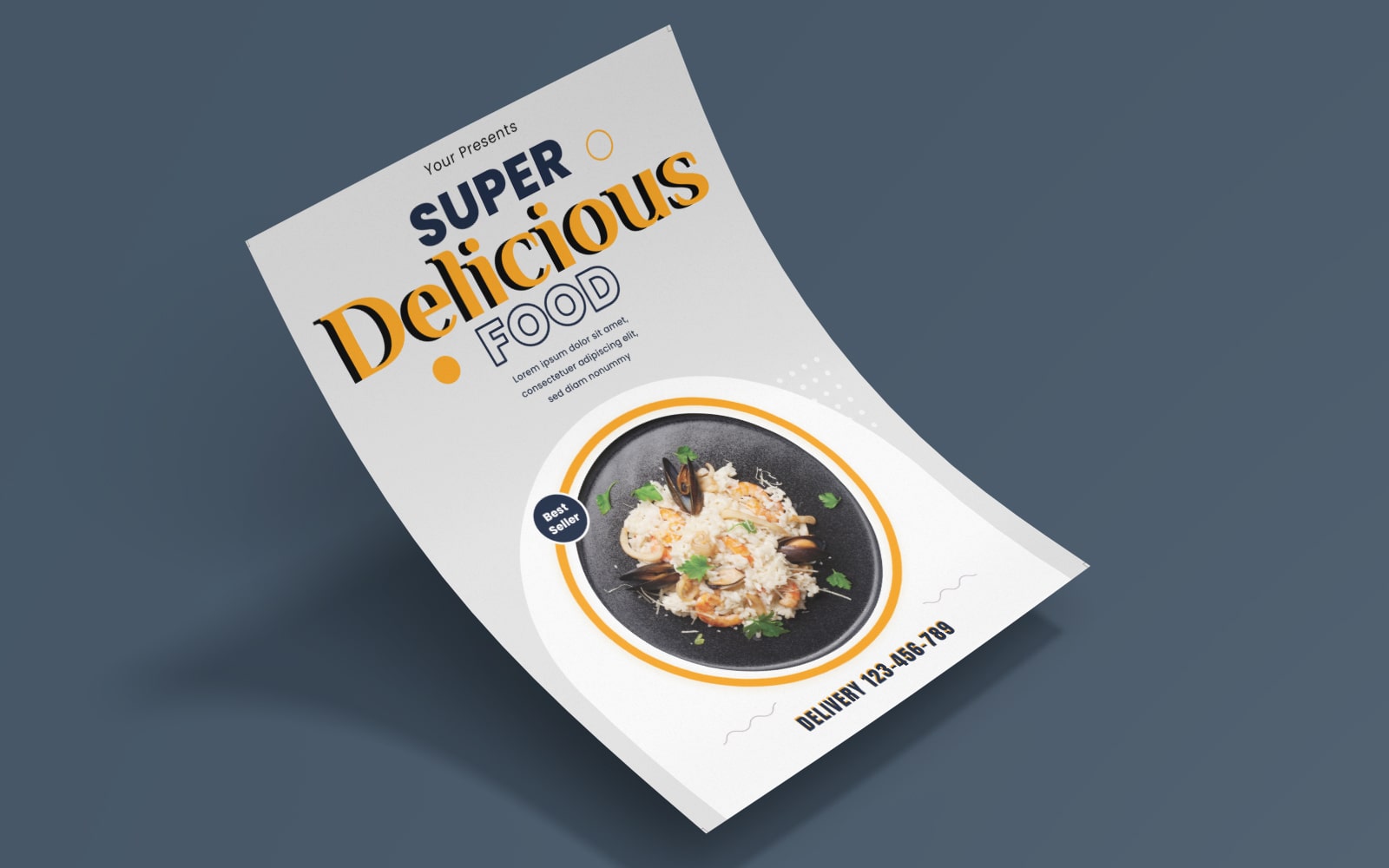 Food Sale Flyer Corporate Identity Template