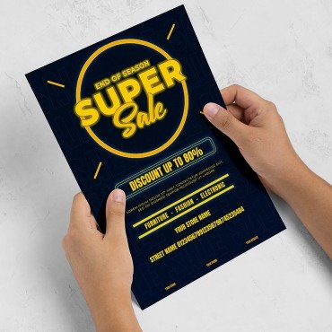 Template Flyer Corporate Identity 181754