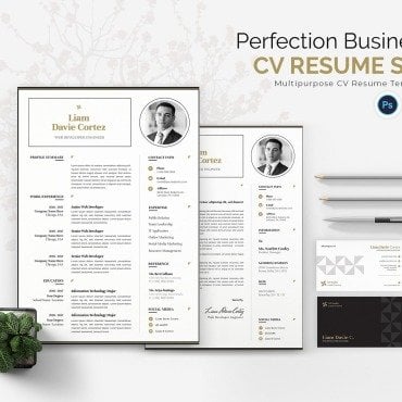 Design Business Resume Templates 181789