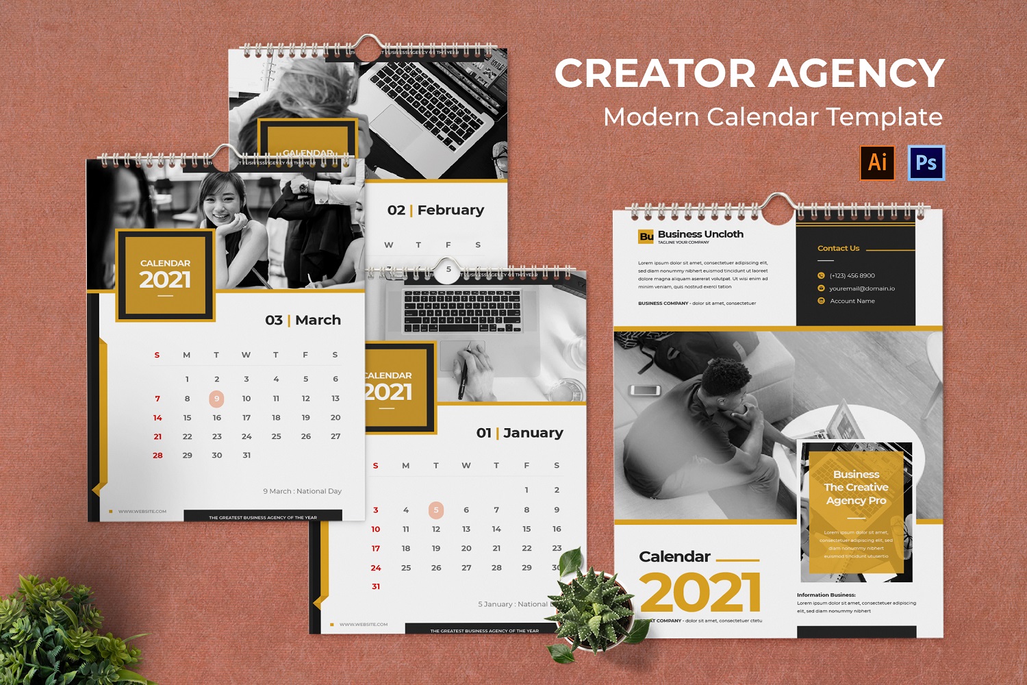 Creator Agency Calendars Portrait