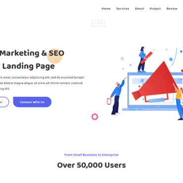 Business Marketing Landing Page Templates 181835