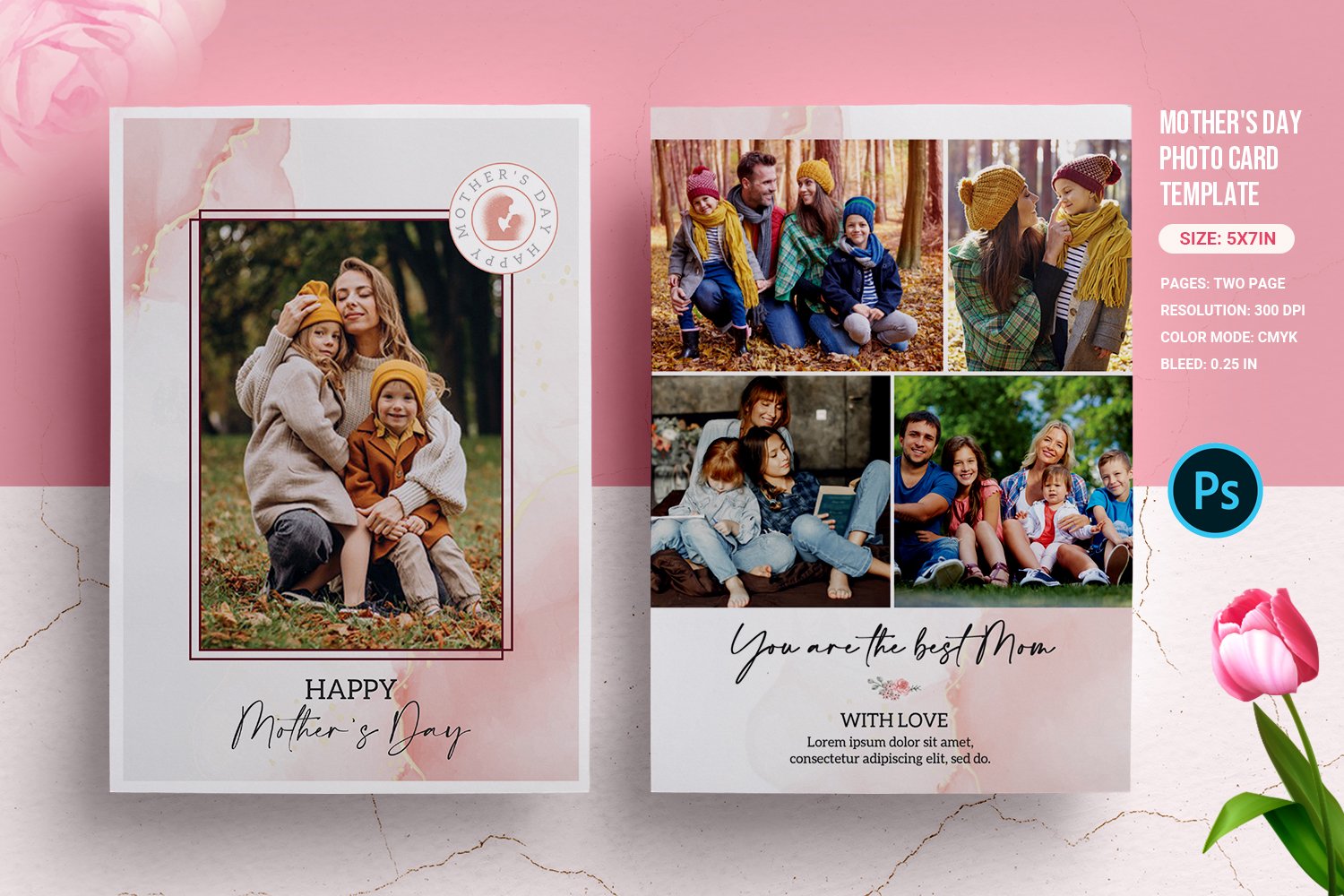 Mothers Day Photo Greeting Card