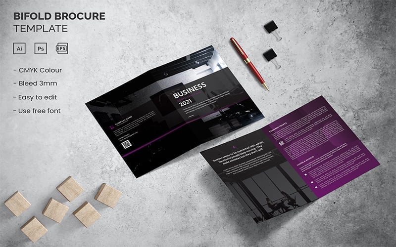 Business - Bifold Brochure Template