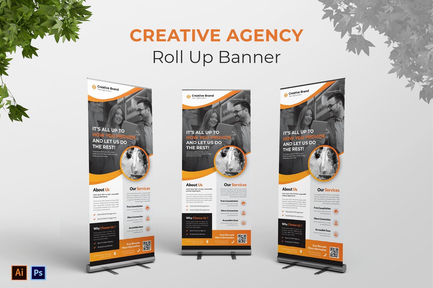 Creative Agency Rack Card Brochure