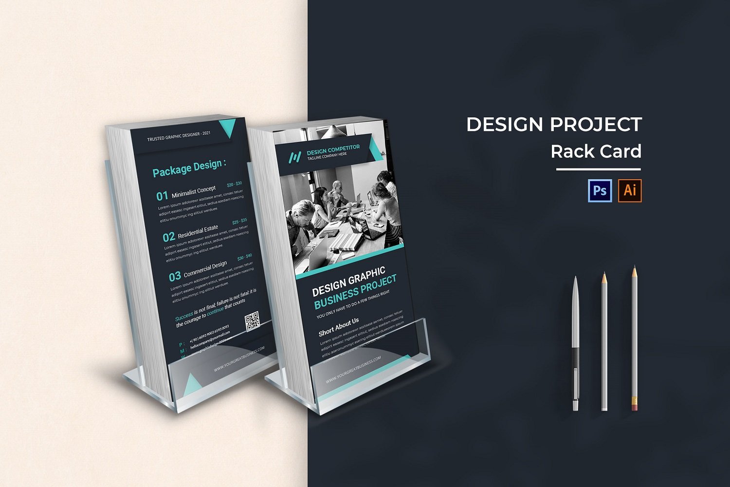 Design Project Rack Card Brochure