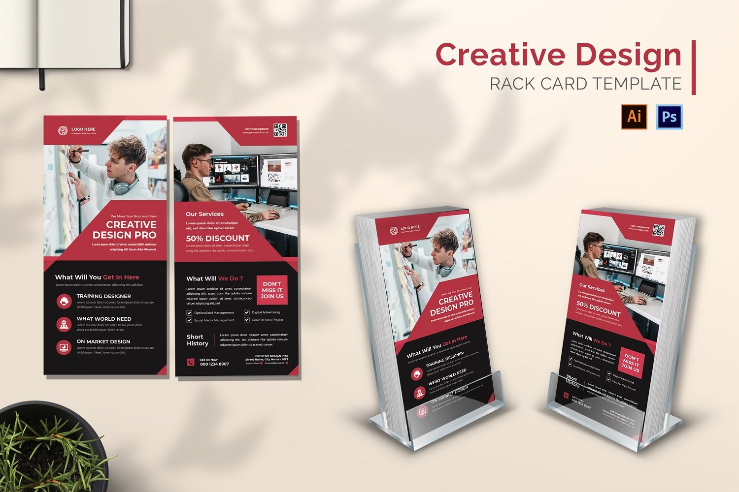 Creative Design Rack Card Brochure